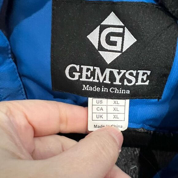 Gemyse Men's Winter Mountain Waterproof Ski Snow Jacket Windproof Rain Coat XL - Picture 3 of 8